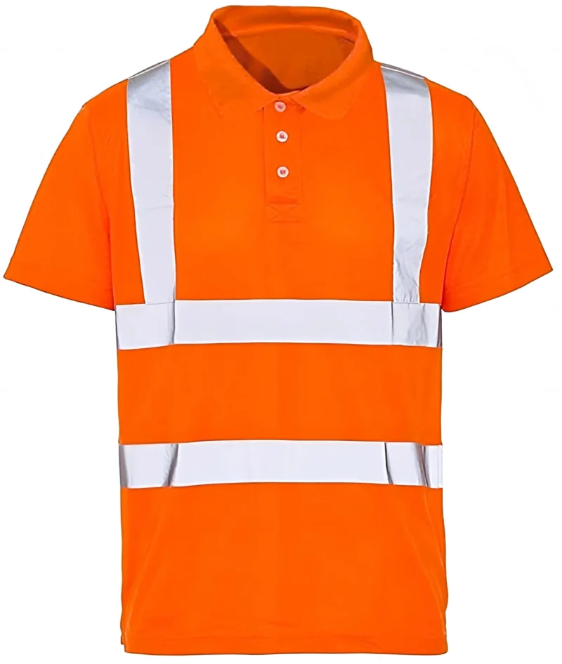 Hi Viz High Visibilty Polo Shirts - Image 4
