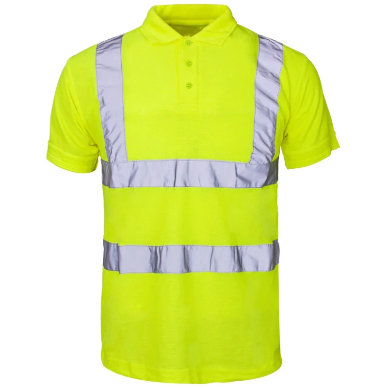Hi Viz High Visibilty Polo Shirts - Image 2