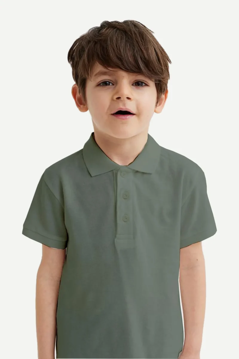 Pack of 2 Boys/Girls School Uniform Polo In 5 Colors - Image 4