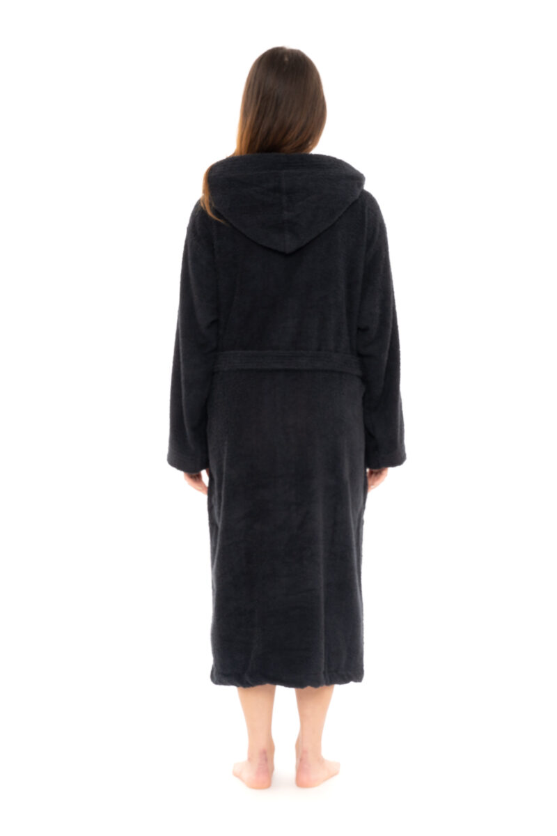 Luxurious 100% Soft Cotton Towlling Bathrobe Dressing Gown Hooded Towel Changing Robe Spa Bath Towel Robe for Ladies & Gents